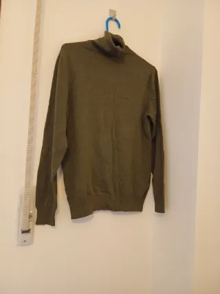 Jersey Springfield cuello alto verde M