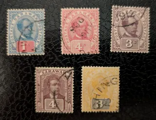 Sarawak 1875 Francobolli