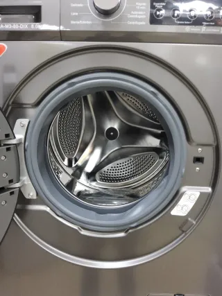 Lavadora Kroms 8Kg Gris