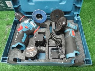 Kit 2 in 1 Oxford Trapano e Smerigliatrice