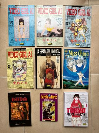 Lote variado de manga de todas las temáticas