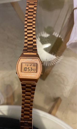 Reloj Casio Vintage Dorado Rosado