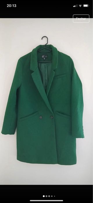 Casaco Zara Verde Esmeralda XS