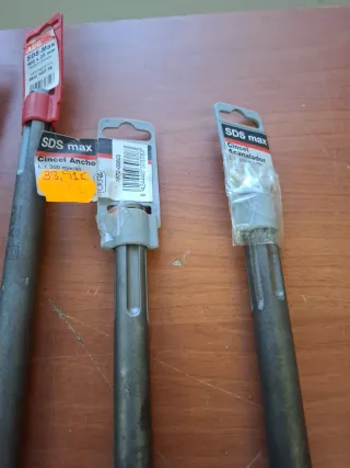 JUEGO D CINCELES SDS MAX NUEVOS MARTILLO ELÉCTRICO