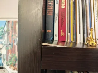 Librería Ikea Madera Negra/Marrón