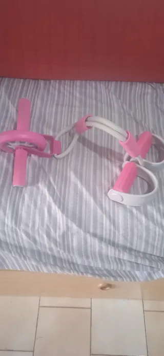 Attrezzo Fitness Gambe Cosce Rosa