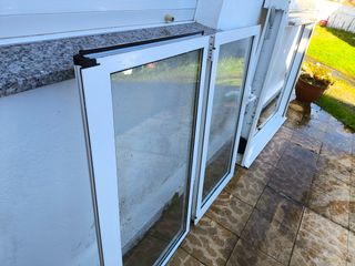 Ventana Aluminio 2 Hojas Practicables 139x135