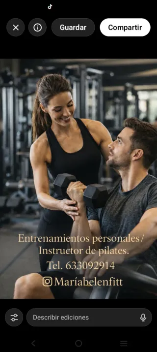 Entrenamientos personales y pilates