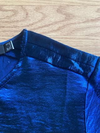 Camisa de Cortefiel azul brillante