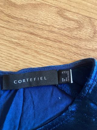 Camisa de Cortefiel azul brillante