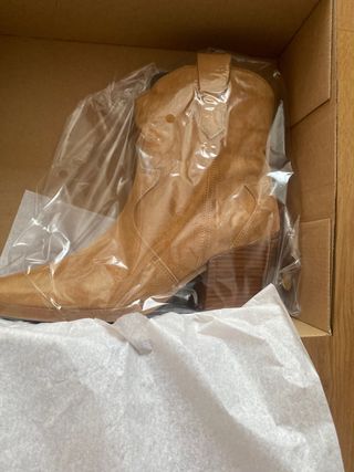 Botín ALPE Mujer Piel Beige/Marrón