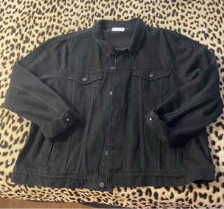 Chaqueta tejana negra