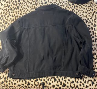 Chaqueta tejana negra