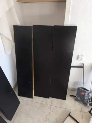 Estanterías Lack Ikea Negras y Blancas