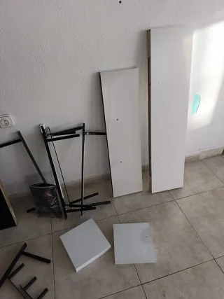 Estanterías Lack Ikea Negras y Blancas