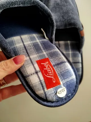 Pantofole Liabel Uomo Blu 43/44