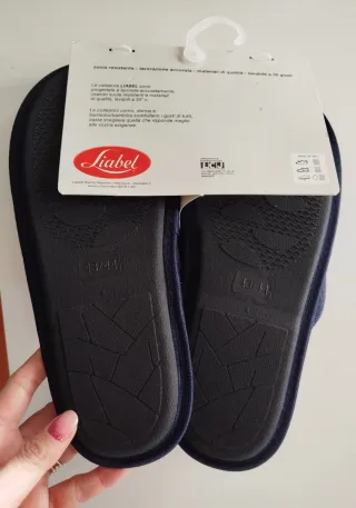 Pantofole Liabel Uomo Blu 43/44