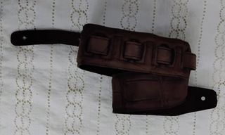 Correa de guitarra de cuero