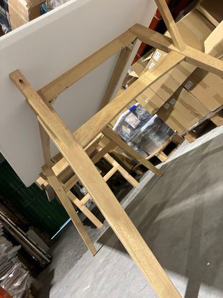 Mesa Comedor Blanca Madera 150x90cm