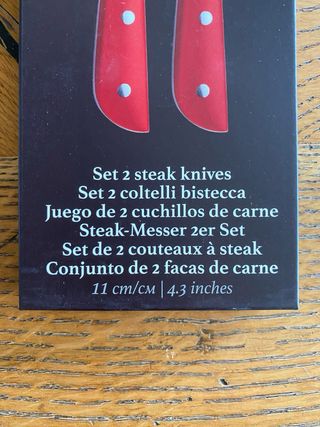 Set 4 Coltelli Bistecca Berkel Rossi