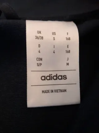 Conjunto Adidas chándal completo azul y blanco