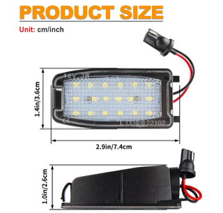 Luci LED Specchietti 6000K Land Rover