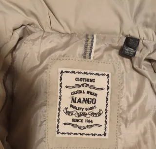 Plumífero entallado Mango T.XS