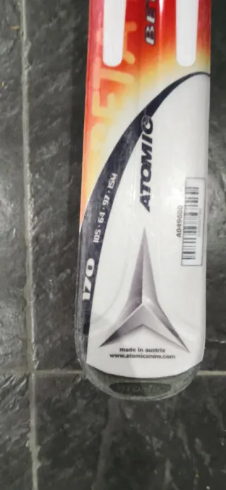 Esquís Atomic Beta Plus 1,70m