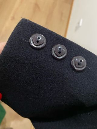 Casaco sobretudo azul marinho