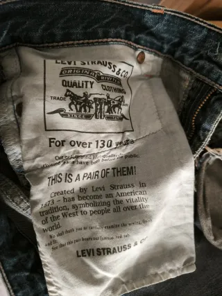 Pantalones cortos Levi's vaqueros azules talla 44