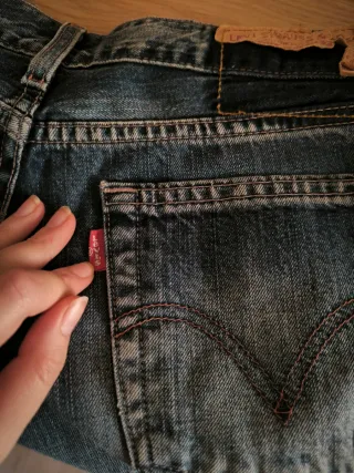 Pantalones cortos Levi's vaqueros azules talla 44