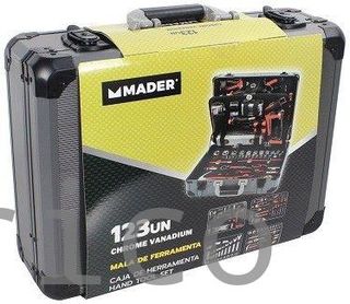 Maletín Herramientas 123 piezas - Aluminio