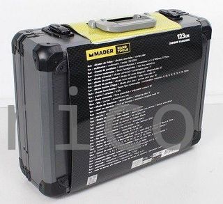 Maletín Herramientas 123 piezas - Aluminio