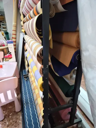 Expositores industriales para toldos