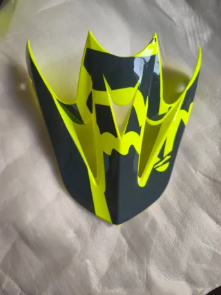 Casco Fox Motocross Amarillo/Gris