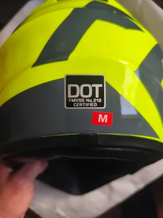 Casco Fox Motocross Amarillo/Gris