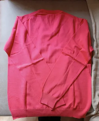 Jersey GANT hombre rojo apagado, fino