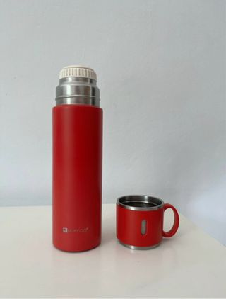 Termo Rojo 0.5 litros con Taza (o mate)