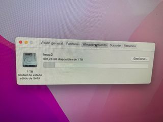 iMac Apple Plata y Blanco