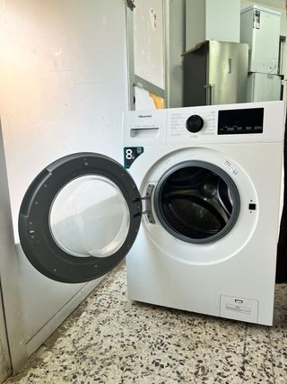 Lavadora Hisense 8kg Steam Allergy Care