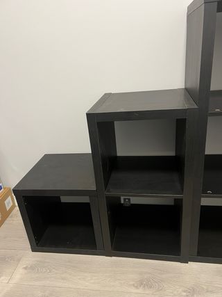 Estantería Kallax Ikea Negra