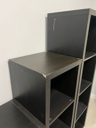 Estantería Kallax Ikea Negra