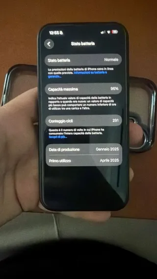iPhone 16 256GB Nero senza scatola