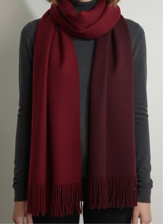 Bufanda H&M Burdeos