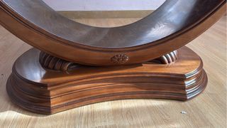 Mesa de comedor madera y cristal