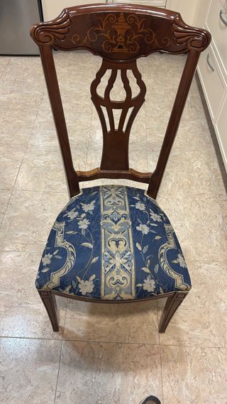 Mesa de comedor madera y cristal