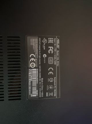 Portátil Asus Intel i7 Negro