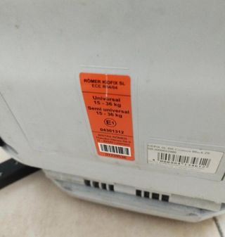 Silla coche Romer 15-36 kg Negra