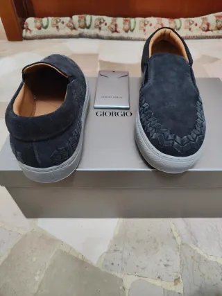 Scarpe uomo scamosciate Giorgio Armani