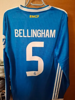 Camiseta Real Madrid 25/26 Bellingham Manga Larga